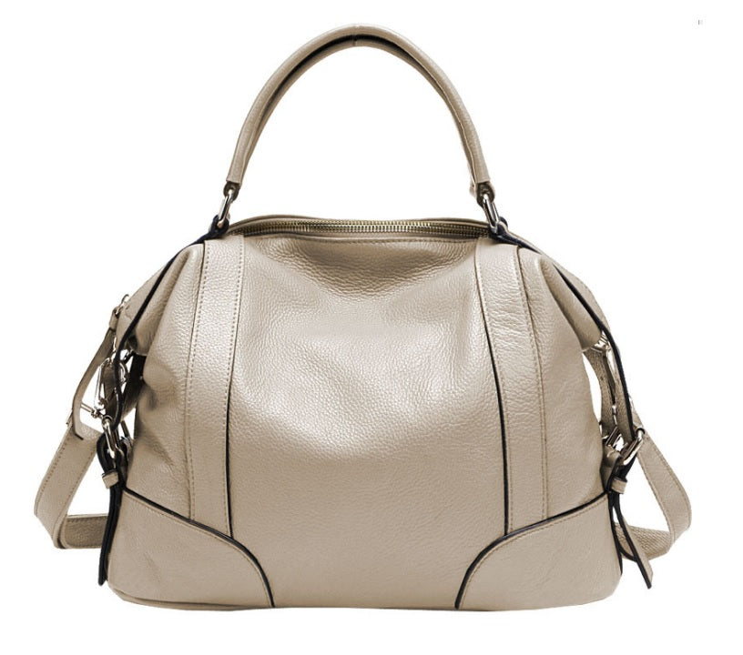 Ariel Leather Hobo Shoulder Bag - HandbagCrave UK