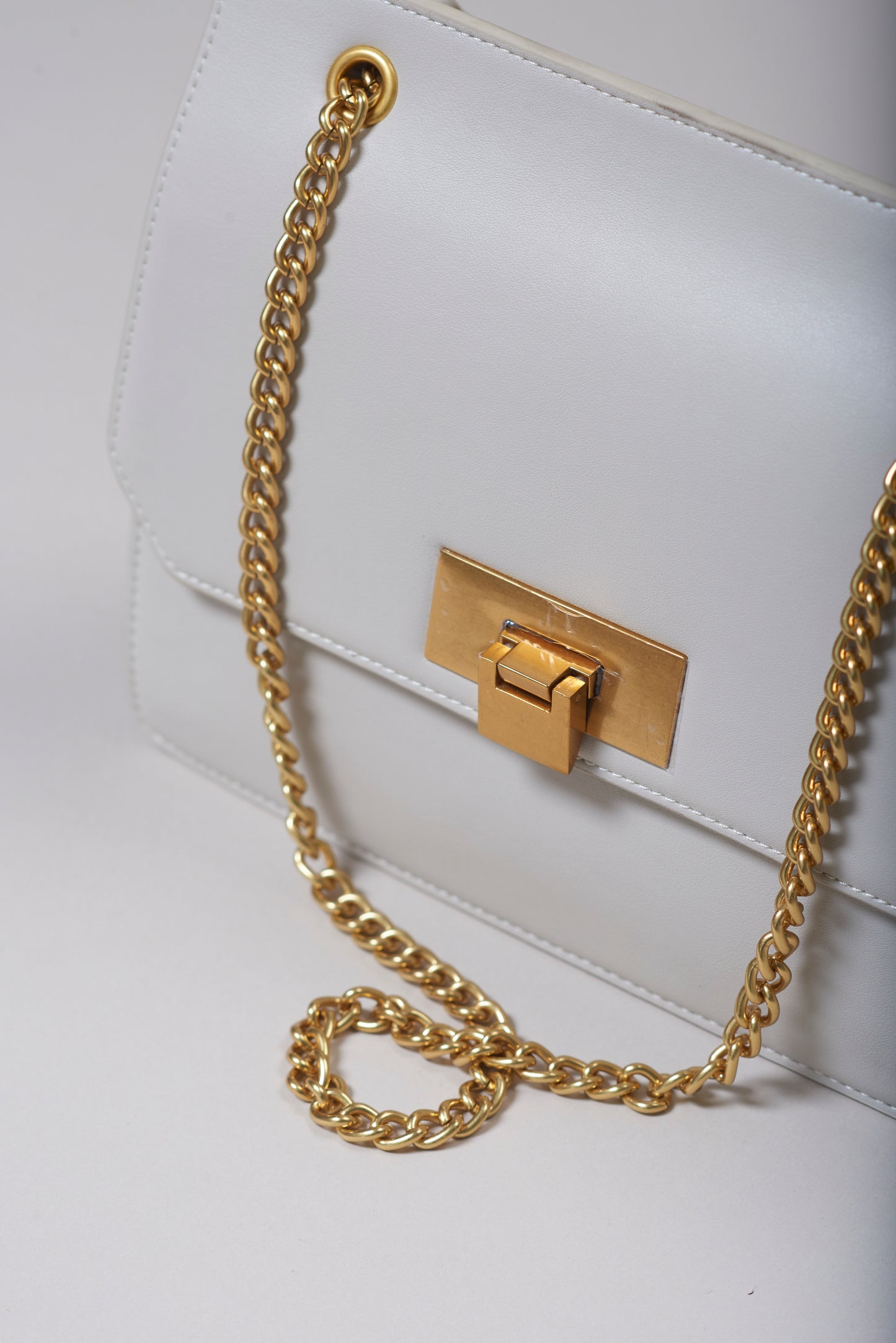 Luna Leather Bag - Gold Hardware